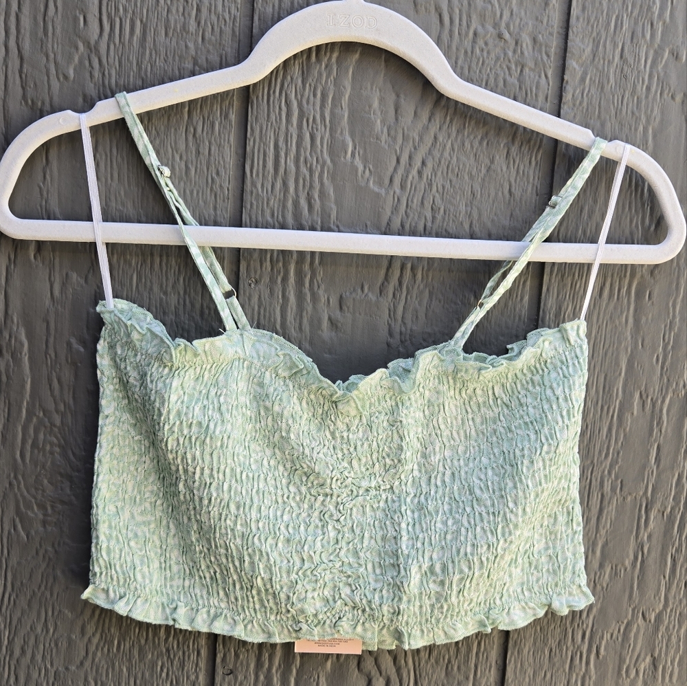 NWT Kiwi & Punch (Miami) Gingham Tank Top/Crop Top